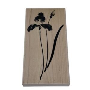 Penny Black Single Iris Flower Stamper